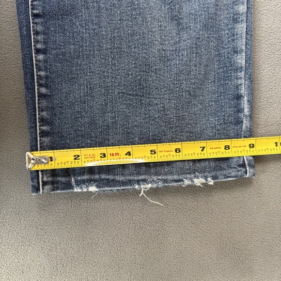 Judy Blue Jeans Womens 11 30 Blue High Rise Wide Leg Crop Vintage Wash JB88592 - Picture 10 of 11